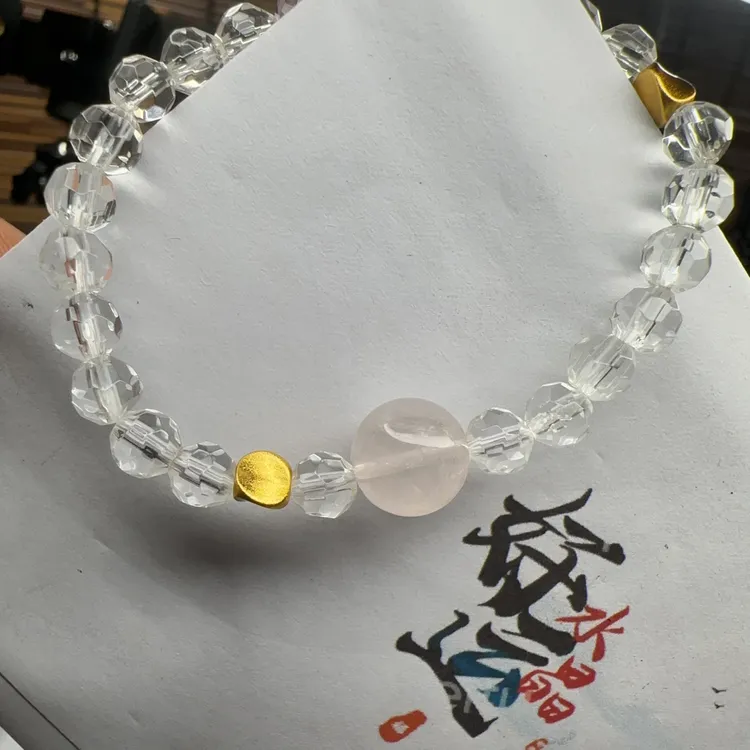 水晶珠串女款优雅显白百搭手串