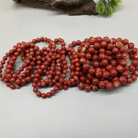 含辰砂工艺品6-8-10-12MM鸽血红原石   原石鸽血红