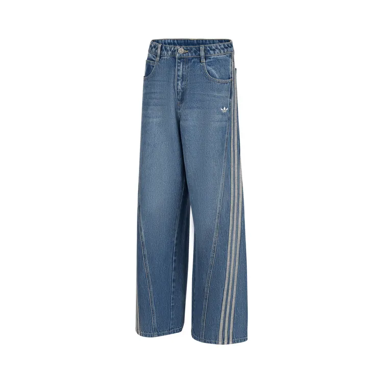 adidas Originals阿迪三叶草2024女子ADI DENIM W牛仔长裤JN0726