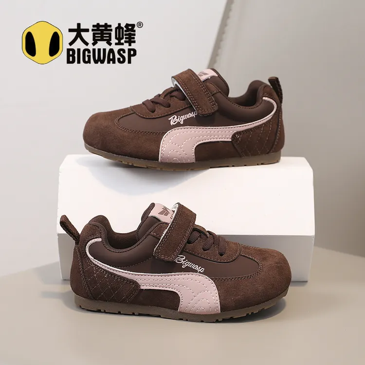 大黄蜂秋季童鞋2025新款男女童校园小白鞋户外运动休闲鞋宝宝鞋潮