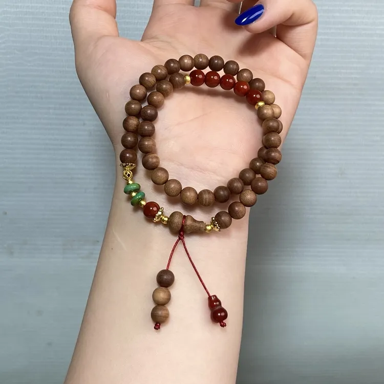 【有间】正宗印度迈索尔老山檀香0.6横纹diy佛珠手链奶香品香0715