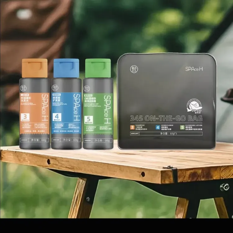 代购盒马 旅行便携洗护包洗发水护发素沐浴露套装出差旅行装