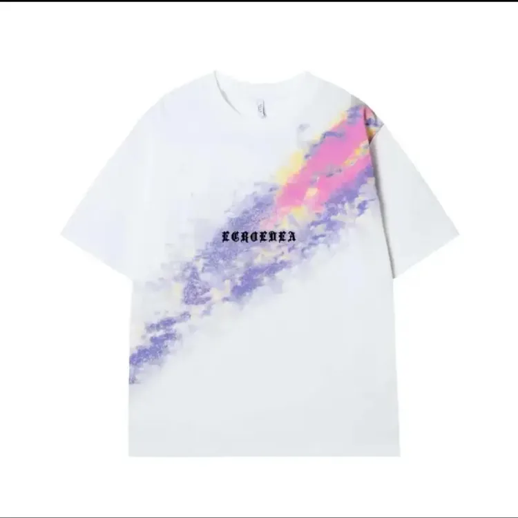 夏季爆款印花纯棉半袖休闲高档潮牌男士短袖t恤体恤潮牌百搭上衣T