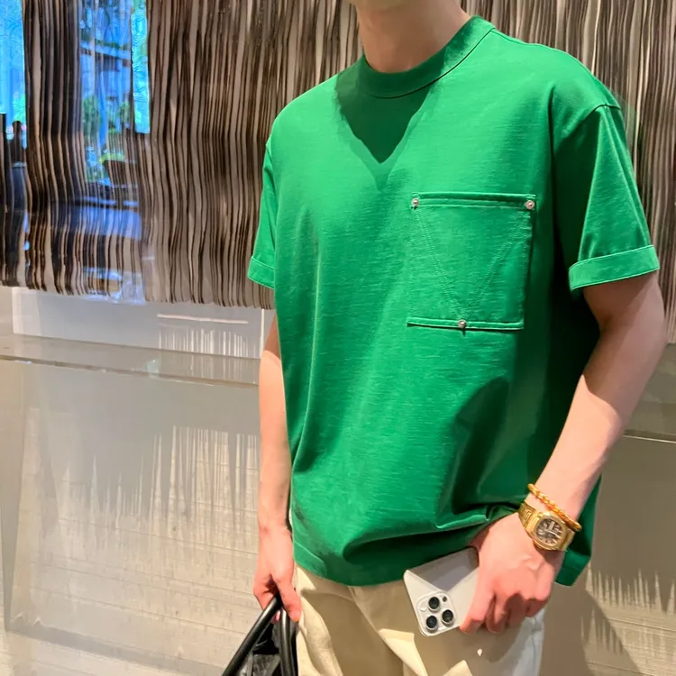 Eicalonce·意卡伦萨 25·SS设计师款纯棉舒适宽松短袖T恤SM12358