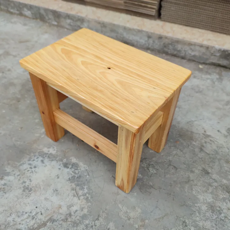 25厘米高杉木脚小矮凳换鞋凳泡脚凳洗澡凳儿童凳沙发垫脚凳茶几凳