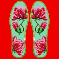 36码小格十字绣鞋垫可选花样6(直播间福利）