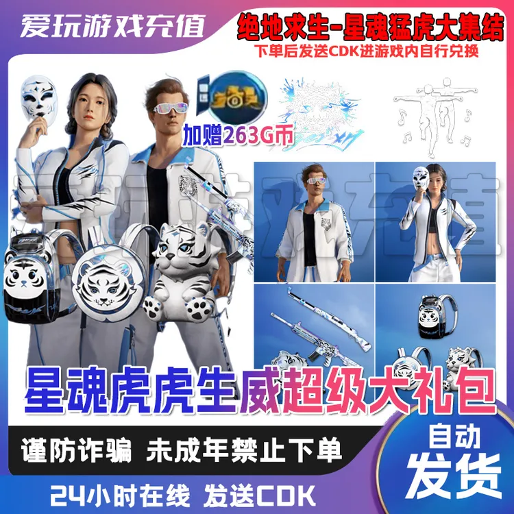 Steam绝地求生PUBG星魂联名皮肤套装 CDK兑换码【支持月付】