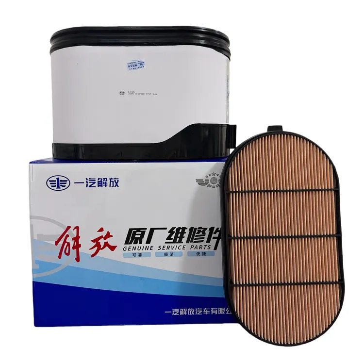 解放J6V原厂1769蜂窝空滤适用解放J6V 鹰途 德龙X3000 欧曼星翼等