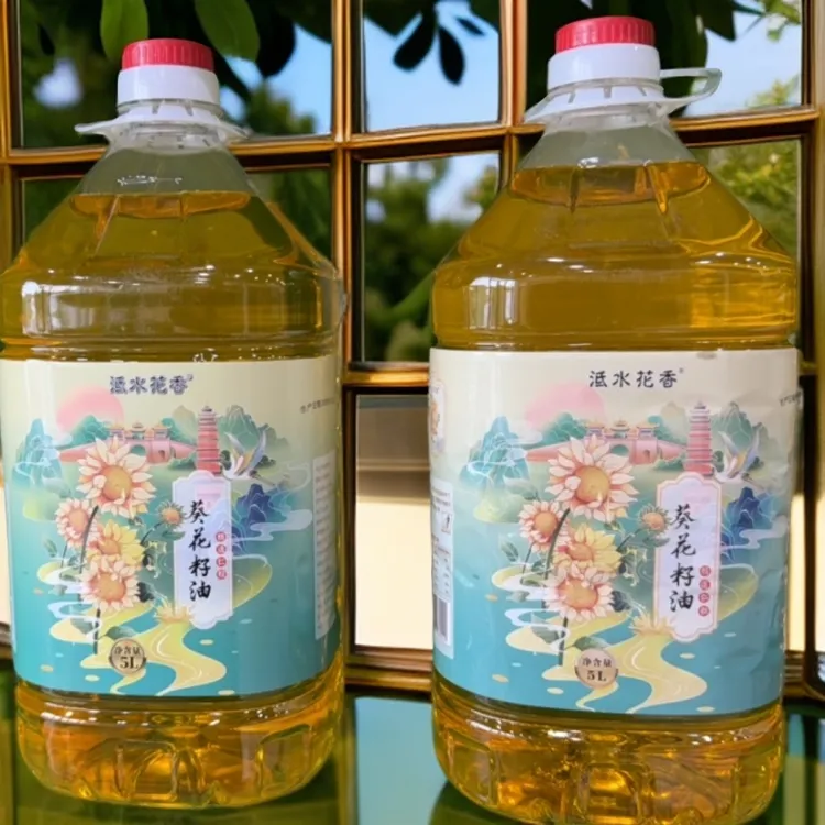 泜水花香葵花籽油5L 物理压榨