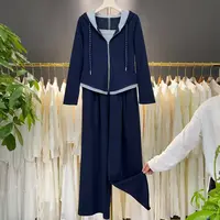 W618 春季新款韩版时尚气质百搭显瘦宽松休闲裤三件套