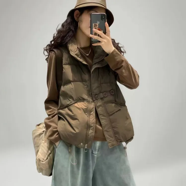 双11超轻嘎嘎绒2色百搭马甲890品