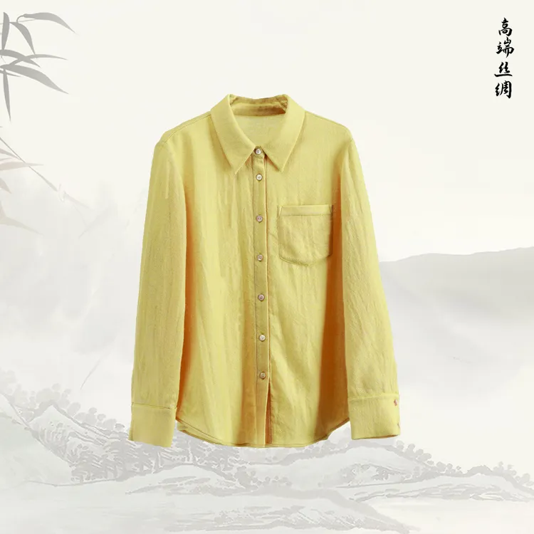 新款翻领纯色简约时尚气质百搭宽松上衣539790