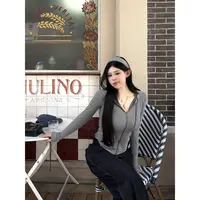 黑泽玄七“招牌素颜卫衣”秋季微胖显瘦Lu感舒适科技短款正肩显瘦女