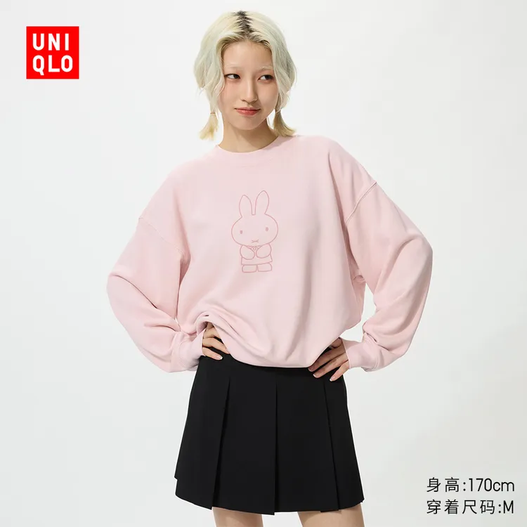 优衣库女装UT miffy in bloom卫衣/米菲485661