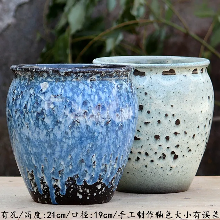 W2-70家用大口径透气花盆适合兰花多肉三角梅等绿植盆栽