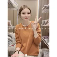 【南瓜套头】时尚宽松慵懒风短款小个子圆领套头毛衣女FFX2028