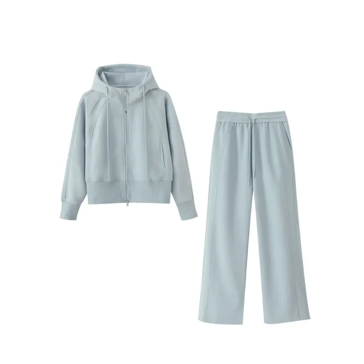 2025春季小个子拼接拉链Lu同款套装（五色）