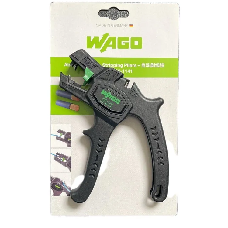 德国WAGO万可剥线钳206-1141多功能专用工具钳子电工快速拔线剪刀