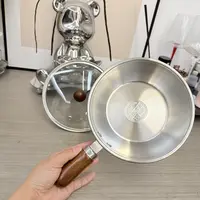 酸奶碗高颜值胡桃木一人食小锅不锈钢早餐碗水果沙拉酸奶麦片碗