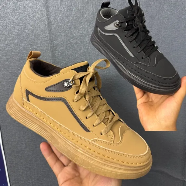 青年增高秋季防水防滑运动时尚休闲板鞋休闲鞋8814