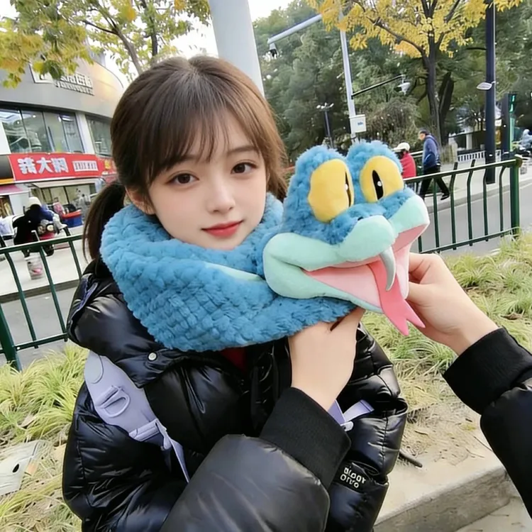 【同款】盖瑞围巾卡通毛绒可爱动物造型围脖冬季可爱保暖送女生礼物