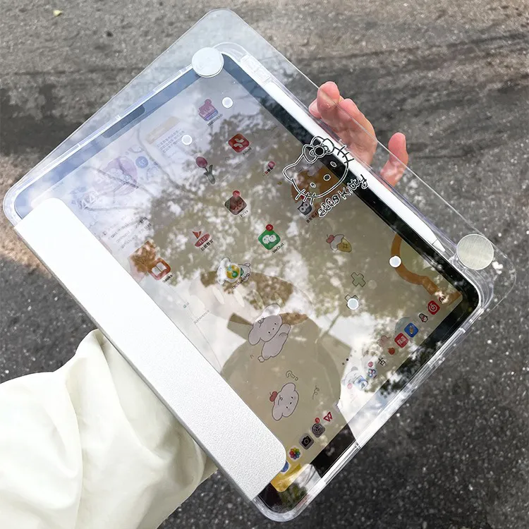 【双面冰晶透明壳】适用Pro11保护壳Air7/6带笔槽720旋转11平板套
