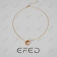 铜合金项链 EFED高级感蜂巢吊坠项链