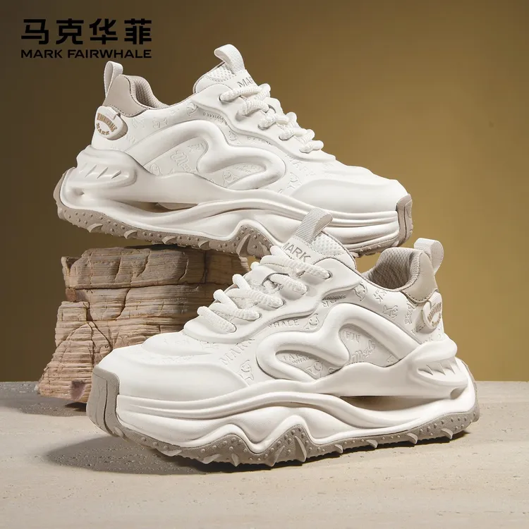 马克华菲老爹鞋男鞋2025新款秋冬季增高鞋子男厚底男士运动休闲鞋