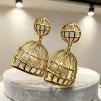 合金仿珍珠耳饰 LYXJ小众高定复古法式优雅设计师耳饰12943