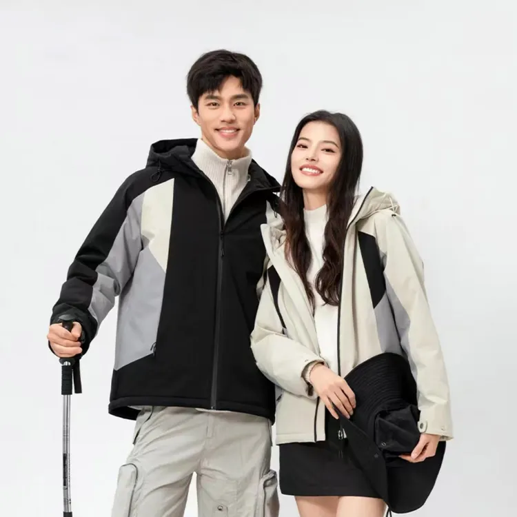 门店14&59！山影鹅绒服」甄选90白鹅朵绒三防情侣冲锋外套 P0024