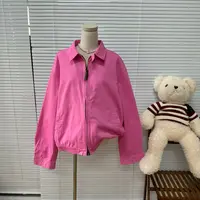 小马刺绣纯棉宽松常规上衣休闲短外套极简风老干部风25090946
