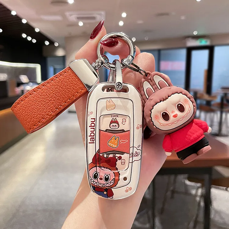 二喵吉利熊猫mini钥匙套2025款迷你骑士卡丁博越s1远景x3壳女车扣