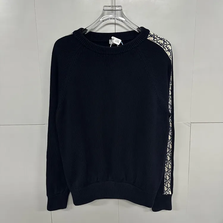 全新/Dior 迪奥 双D串标织带毛衣 M码 J01497