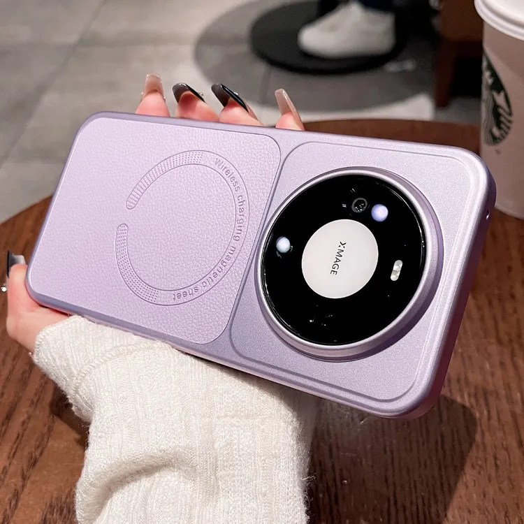 适用华为mate80手机壳mate70Pro防摔磁吸60pro+保护套mt70素皮纹