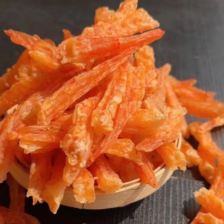 潮海堂淡晒虾条干去壳晒制海虾干红虾干渔家自晒虾条辅食材海味