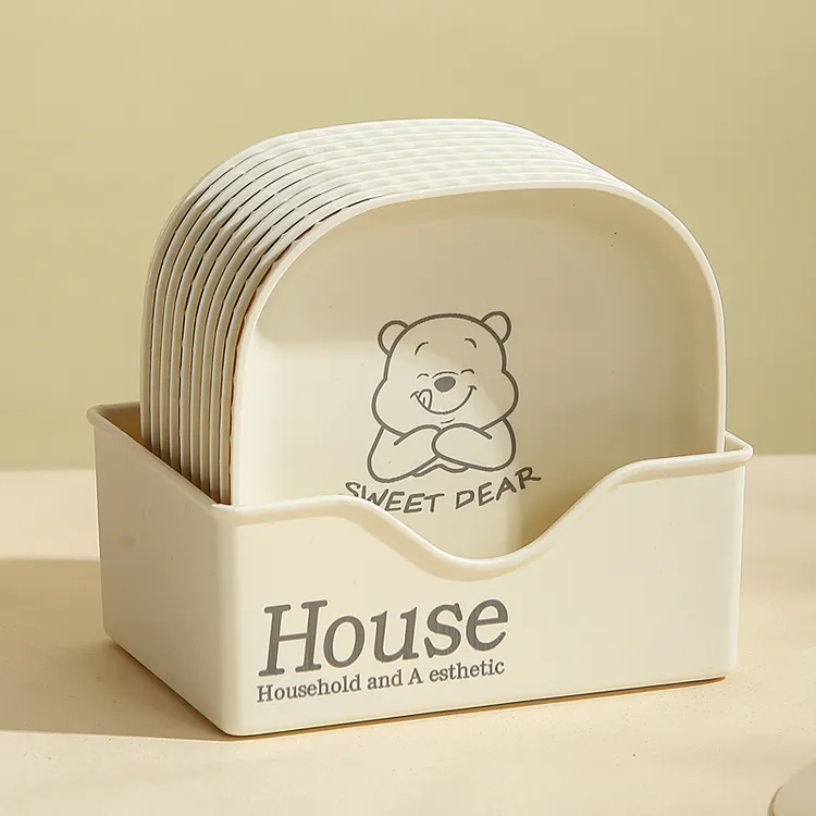 日式吐骨碟家用吐骨碟盘碟残渣骨头碟食品级水果盘小菜碟可微波炉