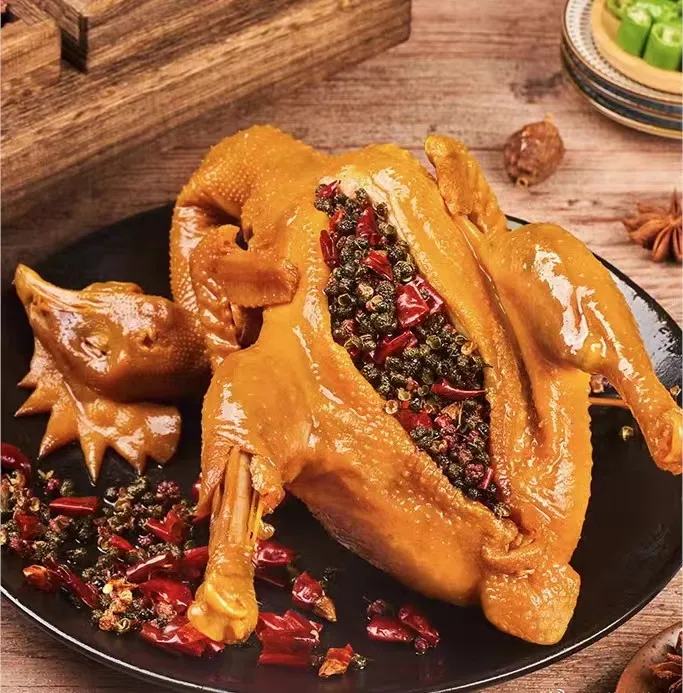 河南特产美食手撕麻椒鸡整只熟食真空包装开袋即食老母鸡正宗