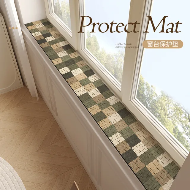 窗台垫子飘窗垫窄改造窗沿垫板硅藻泥吸水防护垫防滑防尘阳台装饰