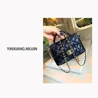 【YINXIANG MUJIN】菱格链条包 精致百搭斜挎包女士小香风单肩包包