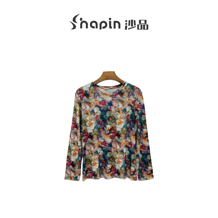 洋气薄款纯羊毛打底衫JBL3547