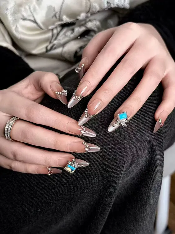 墨卿【梦蝶】纯手工穿戴甲