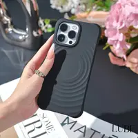  【酷黑波波】歪歪高定液态硅胶磁吸壳适用于iPhone17promax/16/15