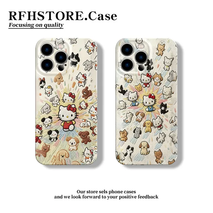 ZMGX创意小猫适用苹果17/16promax菲林手机壳华为P70oppo小米vivo