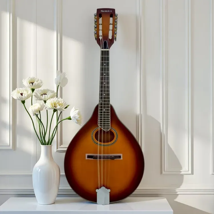 MusicBus曼陀铃合板曼陀林A型水滴形哑光八弦琴藏族民族乐器