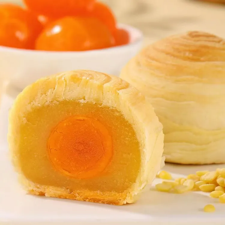 潮式酥香集（酥皮蛋黄香芋酥皮绿豆酥皮黑芝麻杏仁中秋推荐好物