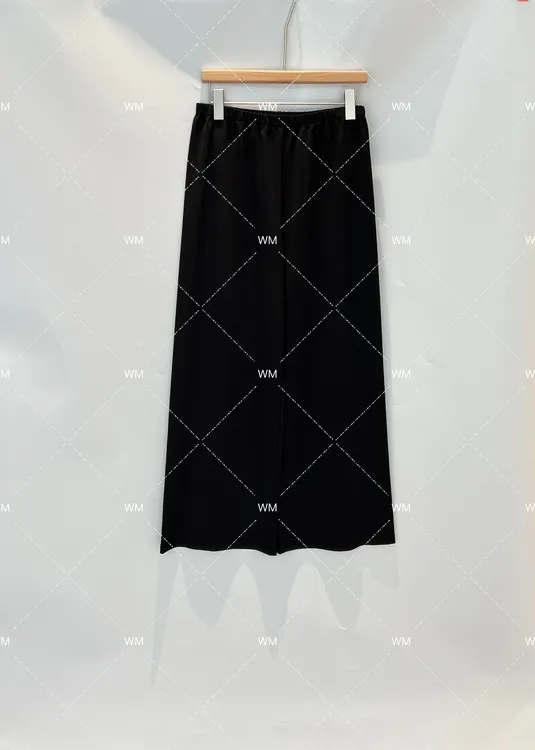 WMeng.醋酸感*极简百搭巨显瘦松紧腰轻盈甩裤JS-K-25052004