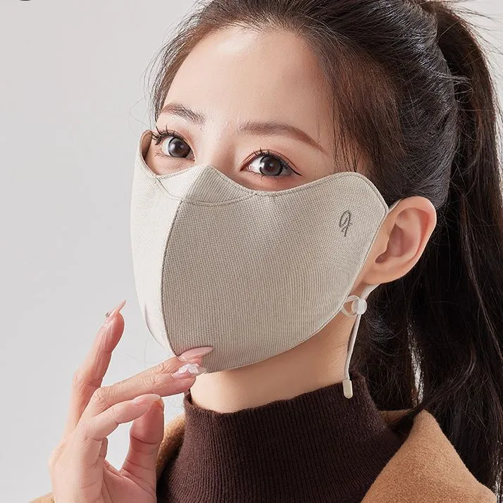 2025秋冬立体透气保暖口罩女高品质防寒护眼角骑行防寒面罩不勒耳