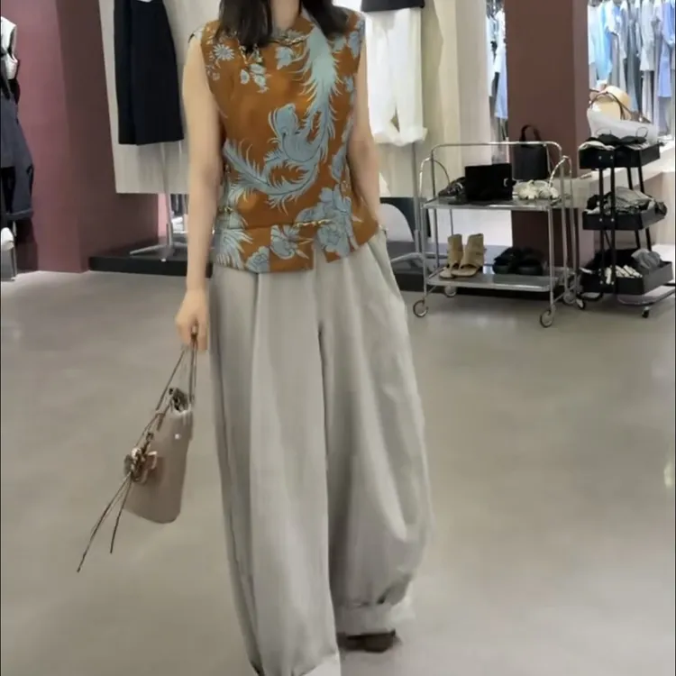 新款慵懒风休闲潮流显瘦减龄高雅干练女装1