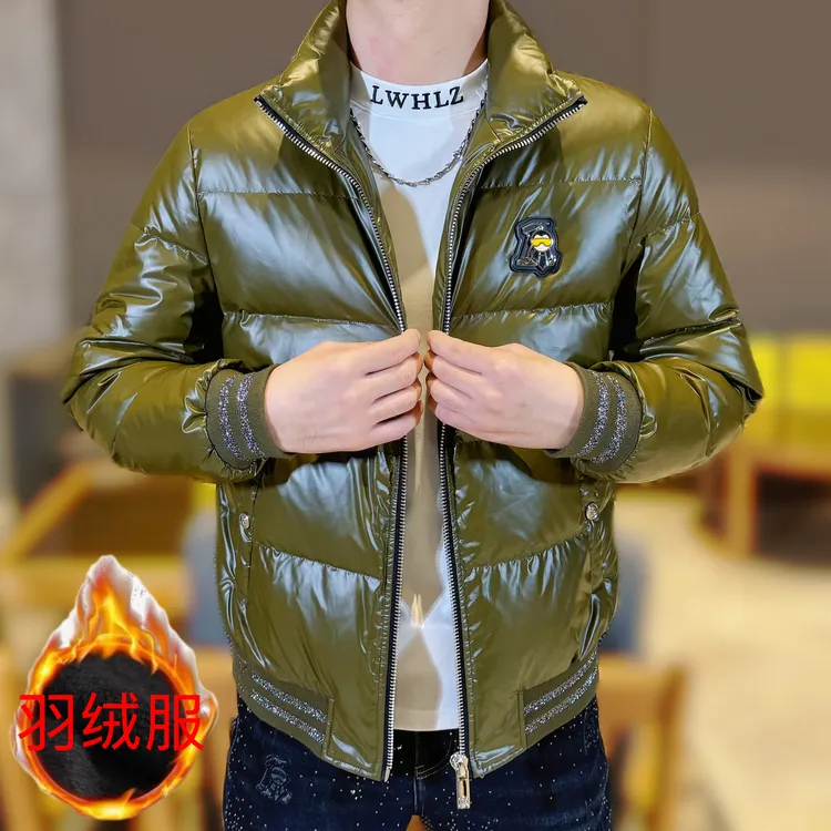 2025冬季新款男士轻奢小佛爷轻奢修身保暖抗寒高品质休闲羽绒服