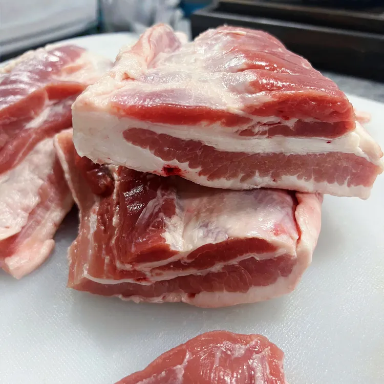 【精品去皮猪五花肉】农家土猪粮食喂养当日宰杀原切五花肉京东包邮